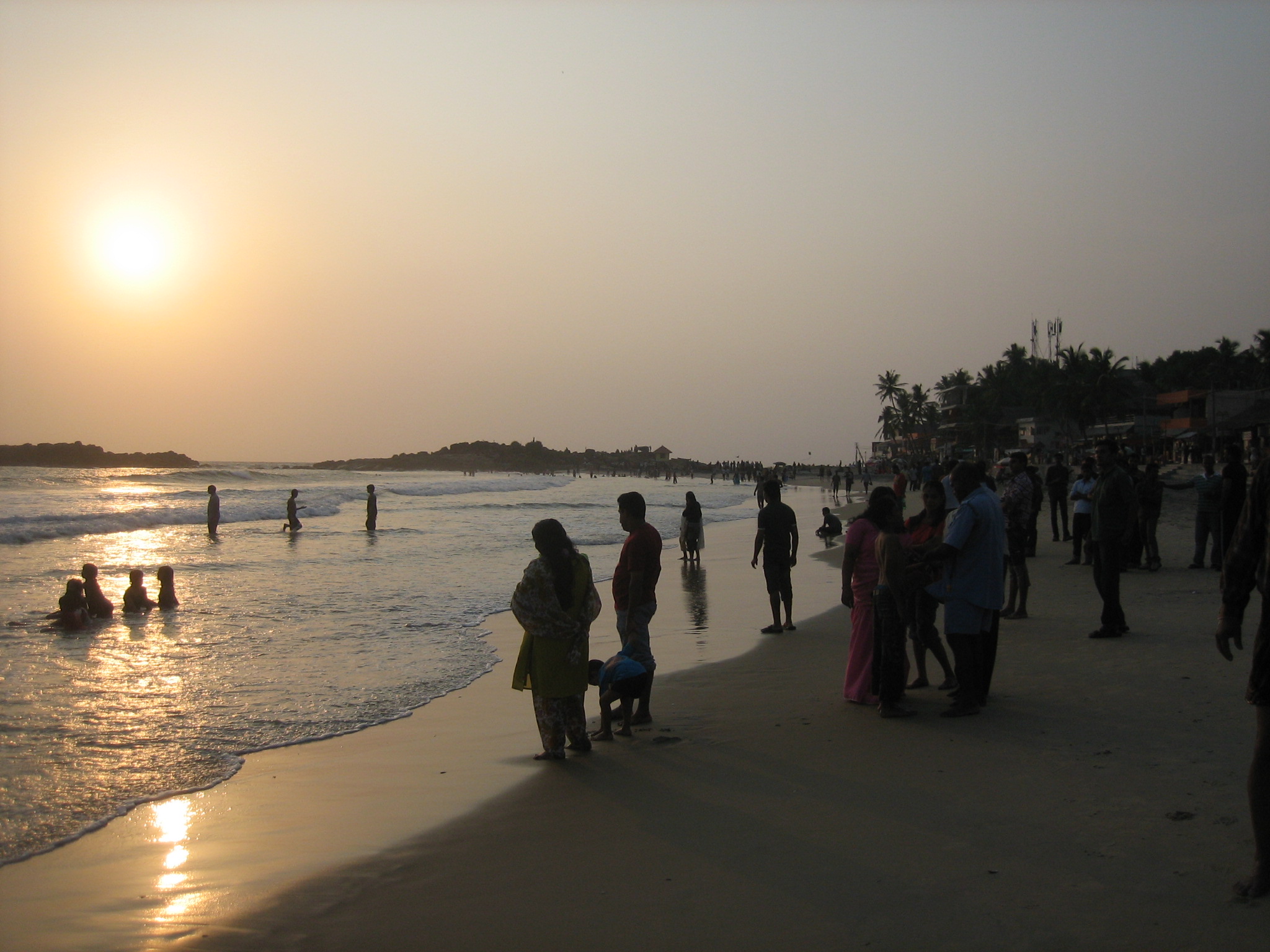 Sonnenuntergang am Strand